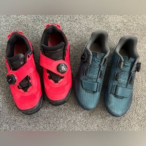 2x Pairs Women’s Cycling Shoes, Specialized & Giro